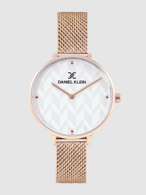 

Daniel Klein Women Silver-Toned Analogue Watch DK.1.12256-4