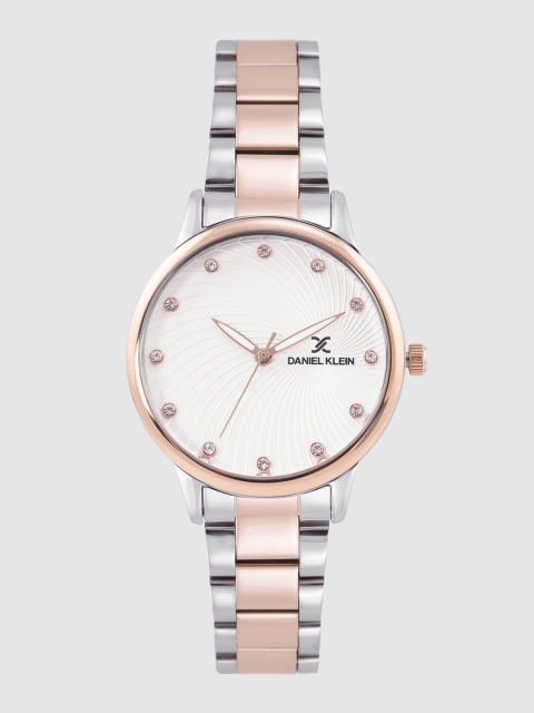 

Daniel Klein Women Silver-Toned Analogue Watch DK.1.12357-4