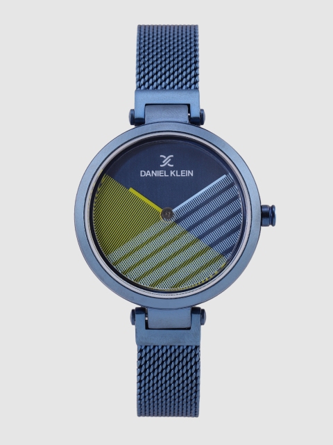 

Daniel Klein Women Blue & Green Printed Analogue Watch DK.1.12356-6