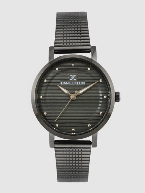 

Daniel Klein Women Gunmetal Toned Analogue Watch DK.1.12267-6, Metallic
