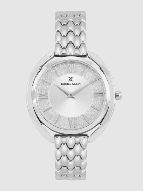 

Daniel Klein Women Silver-Toned Embellished Analogue Watch DK.1.12290-1