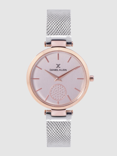 

Daniel Klein Women Rose Gold-Toned Analogue Watch DK.1.12309-5