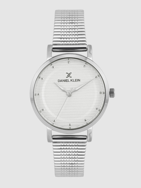 

Daniel Klein Women Silver-Toned Analogue Watch DK.1.12267-1