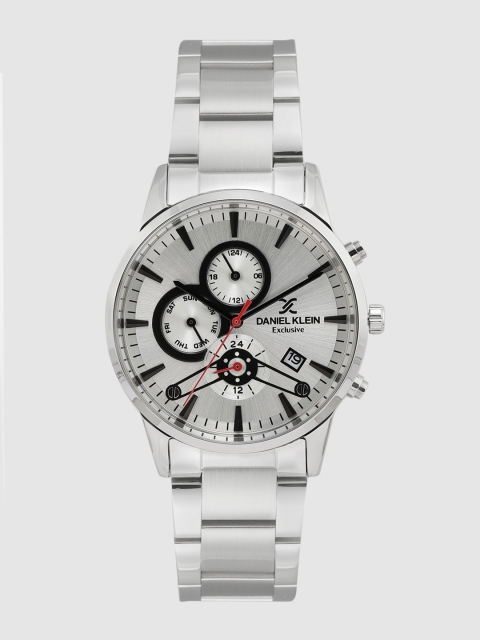 

Daniel Klein Men Silver-Toned Analogue Watch DK.1.12369-1