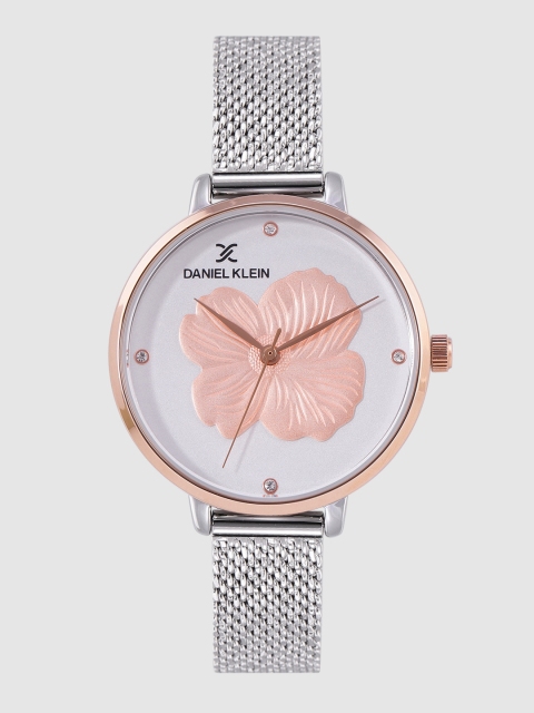 

Daniel Klein Women Silver-Toned Analogue Watch DK.1.12391-4