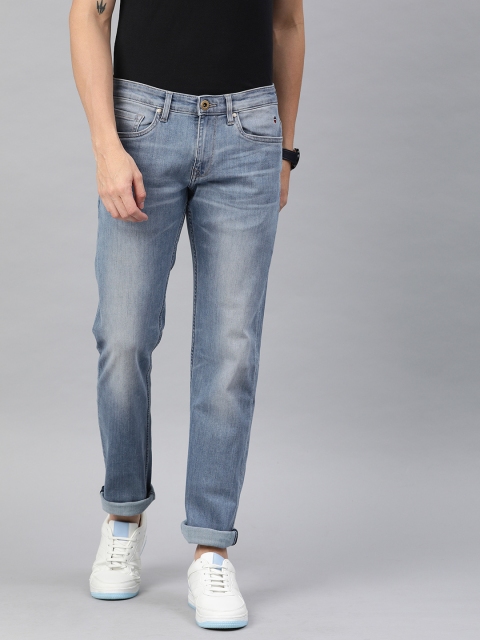 

Louis Philippe Jeans Men Blue Slim Fit Low-Rise Clean Look Stretchable Jeans