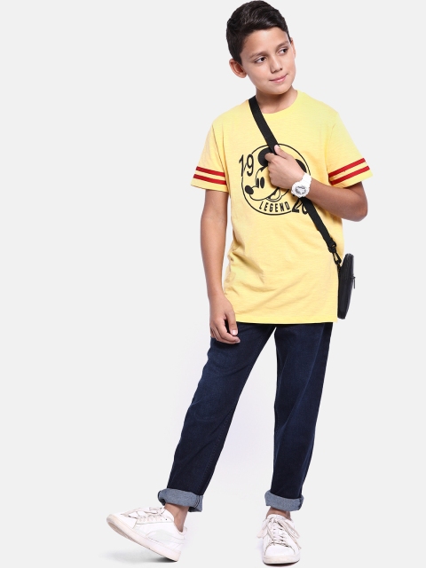 

YK Boys Blue Regular Fit Mid-Rise Clean Look Stretchable Jeans