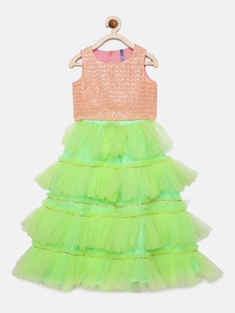 

YK Green Ready to Wear Lehenga with Blouse