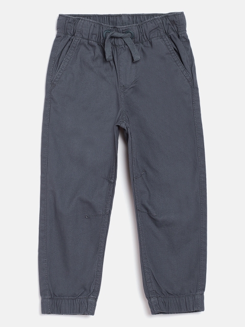 

COOL CLUB Boys Charcoal Grey Solid Regular Fit Solid Joggers