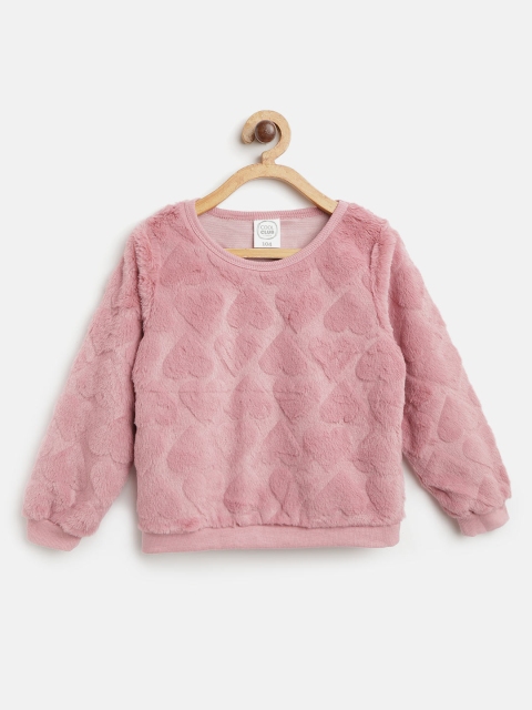 

COOL CLUB Girls Pink Fuzzy Sweatshirt