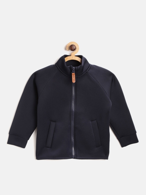 

COOL CLUB Boys Navy Blue Solid Tailored Jacket