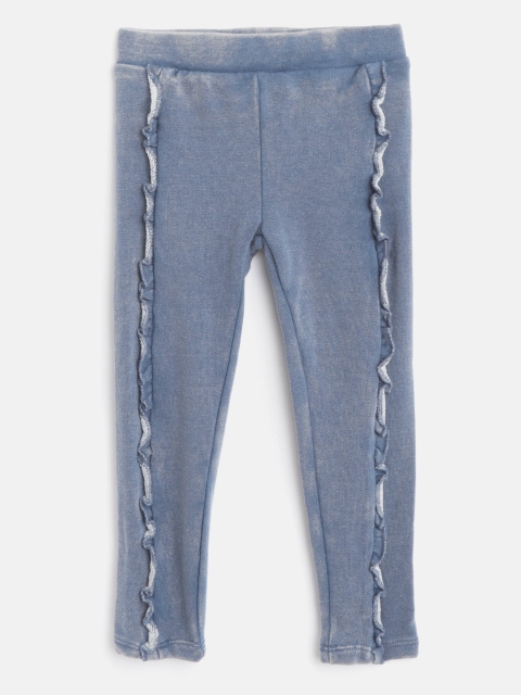 

COOL CLUB Girls Blue Washed Chambray Jeggings