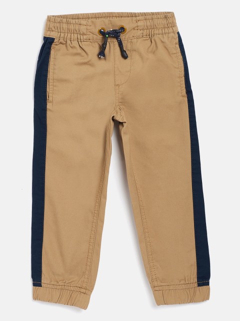 

COOL CLUB Boys Khaki Regular Fit Solid Joggers