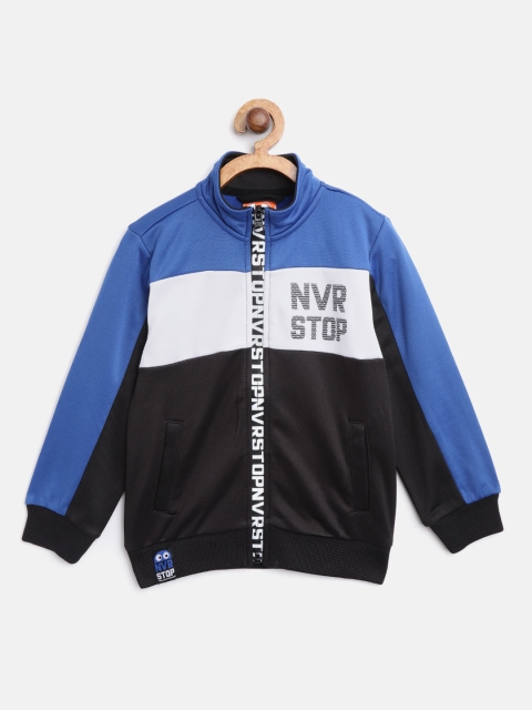 

COOL CLUB Boys Black Colourblocked Sporty Jacket