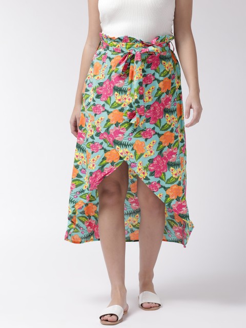 

MIWAY Women Multicoloured Printed Wrap Skirt, Multi
