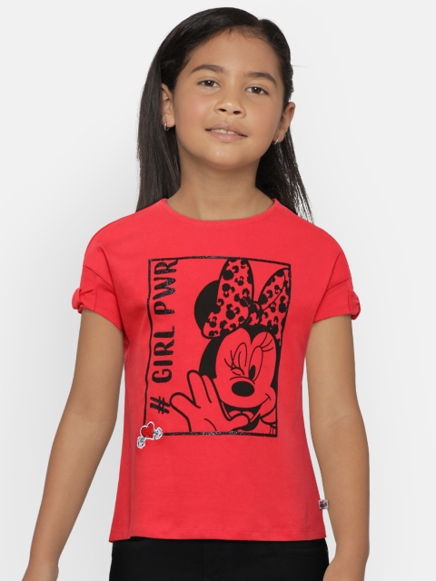 

COOL CLUB Girls Red Printed Top