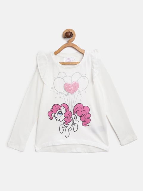 

COOL CLUB Girls White Printed Top