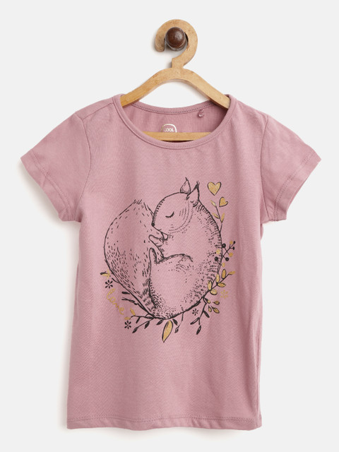 

COOL CLUB Girls Dusty Pink Printed T-shirt
