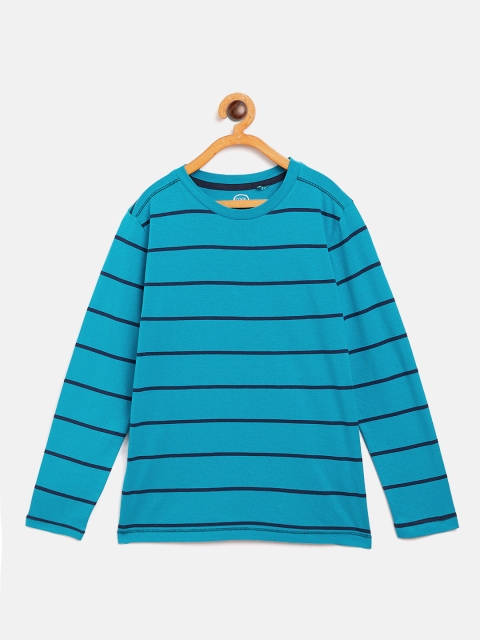 

COOL CLUB Boys Blue Striped T-shirt