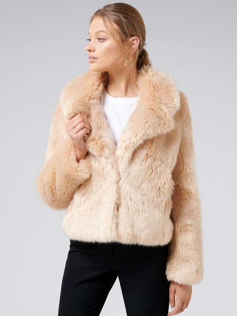 

Forever New Women Beige Solid Tailored Jacket