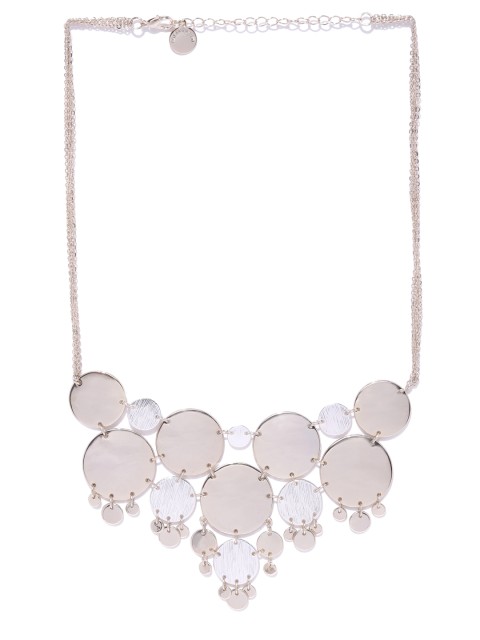 

Forever New Muted Gold-Toned Statement Necklace