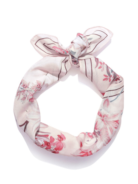 

Forever New Pink Floral Print Head Scarf