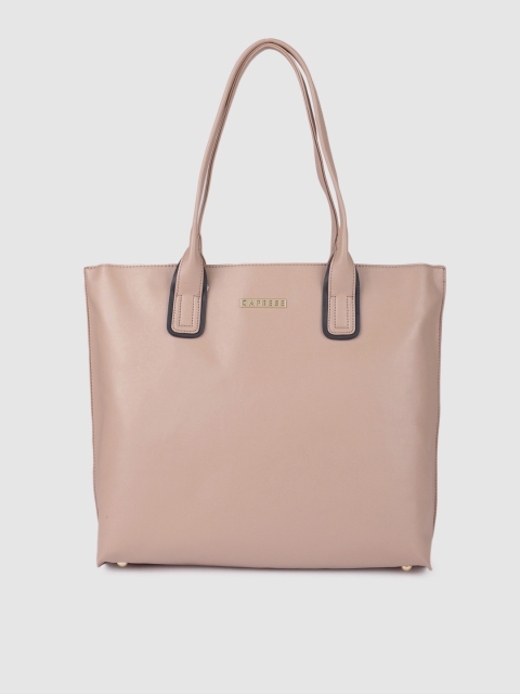 

Caprese Beige Solid Shoulder Bag