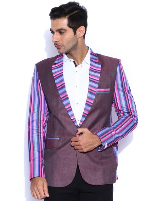 

Blazer Quarter Brown Linen Blazer