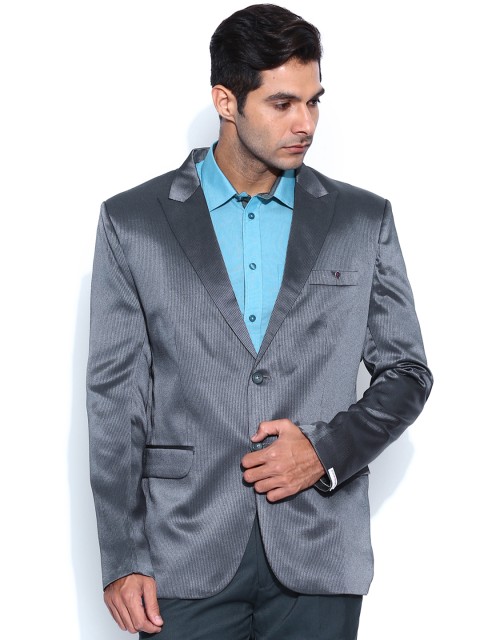 

Blazer Quarter Grey Striped Blazer