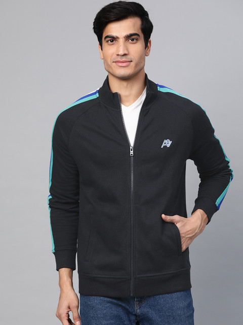 

Aeropostale Men Navy Blue Solid Sweatshirt