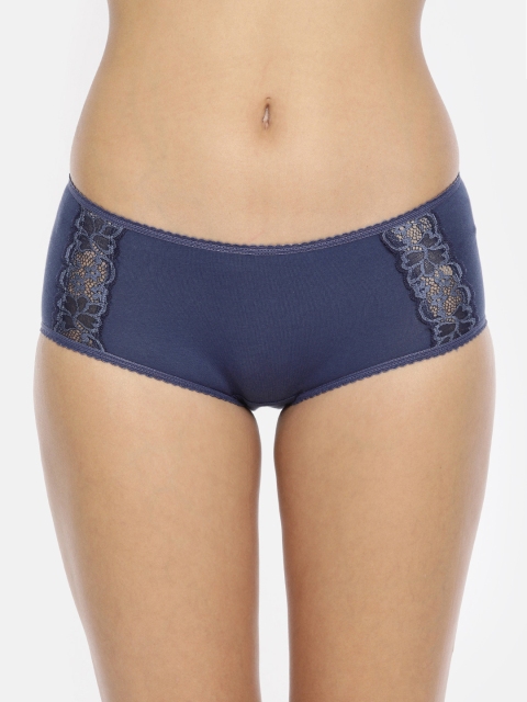 

Jockey Women Blue Solid Hipster Briefs FE13-0105