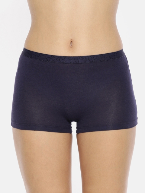 

Jockey Women Navy Blue Solid Boy Shorts 3007-0105