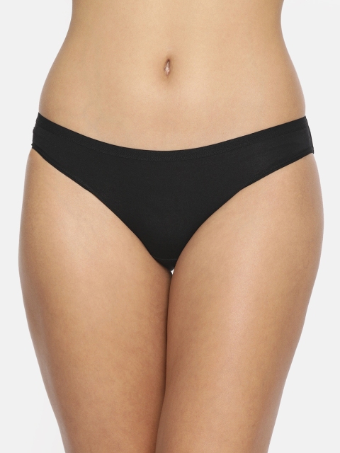 

Jockey Women Black Solid Bikini 1806-0105