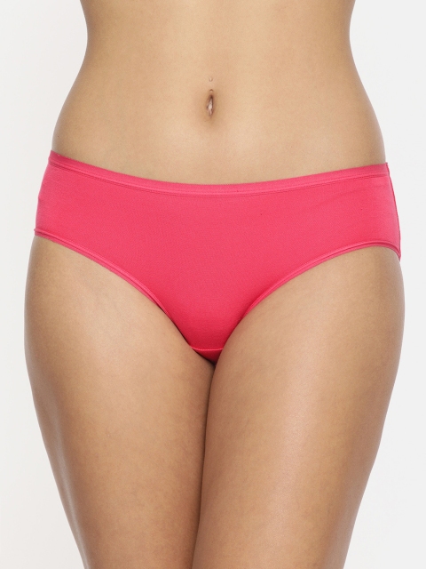 

Jockey Women Pink Solid Bikini 1807-0105