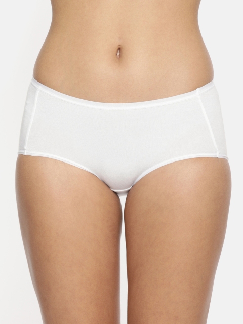 

Jockey Women White Solid Hipster Briefs 1809-0105
