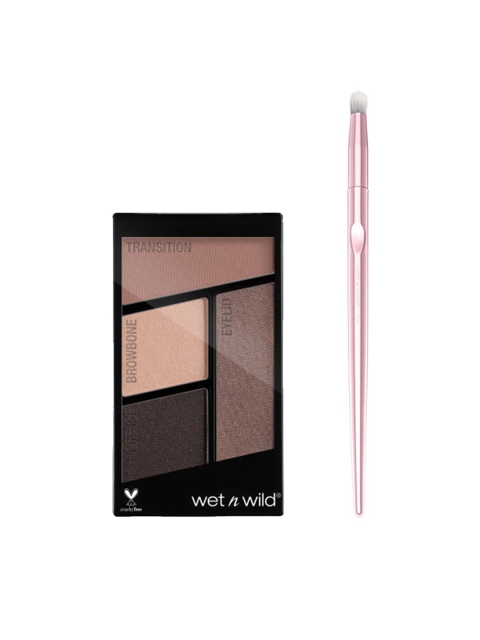 

Wet n Wild Sustainable Silent Treatment Eyeshadow with Dome Pencil Eyebrush, Multi