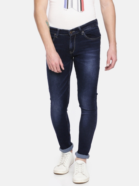 

SPYKAR Men Blue Ultra Slim Skinny Fit Low-Rise Clean Look Stretchable Jeans