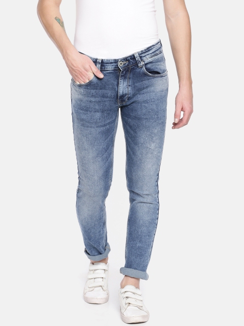 

SPYKAR Men Blue Rover Slim Fit Low-Rise Clean Look Stretchable Jeans