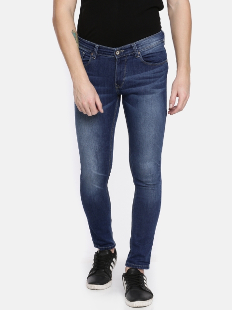 

SPYKAR Men Blue Super Skinny Fit Low-Rise Clean Look Stretchable Jeans