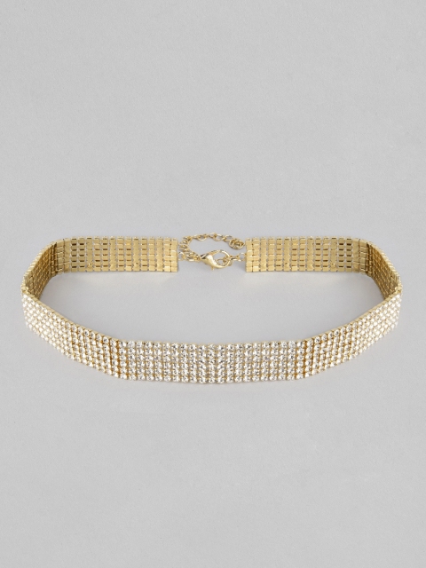 

DressBerry Gold-Toned Stone Studded Necklace
