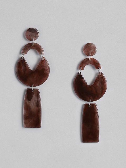 

DressBerry Maroon Contemporary Drop Earrings