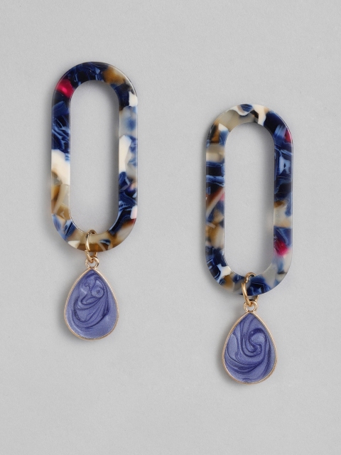 

DressBerry Multicoloured Geometric Drop Earrings, Multi