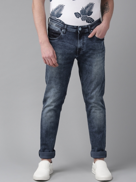 

Blackberrys Men Blue Slim Fit Low-Rise Clean Look Stretchable Jeans