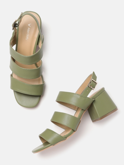 

Allen Solly Women Green Solid Heels