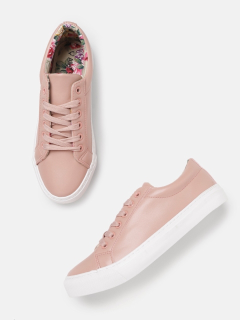 

Allen Solly Women Dusty Pink Solid Sneakers