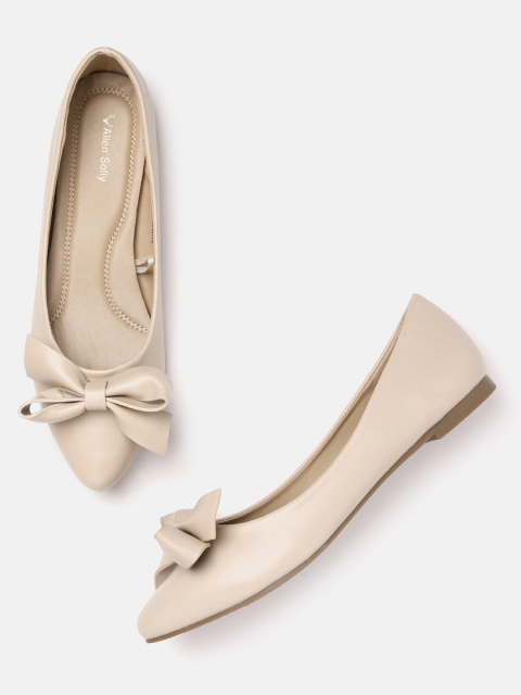 

Allen Solly Women Beige Solid Ballerinas