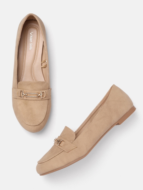 

Allen Solly Women Beige Solid Loafers