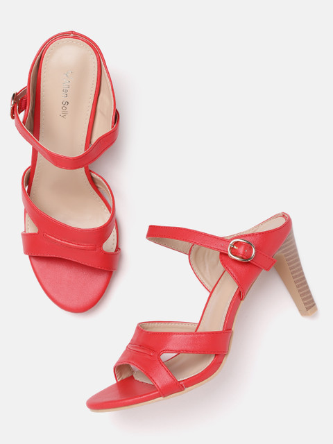 

Allen Solly Women Red Solid Heels