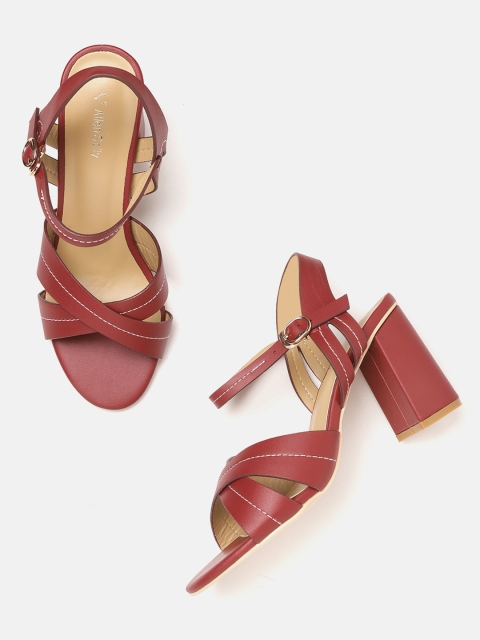 

Allen Solly Women Maroon Solid Heels