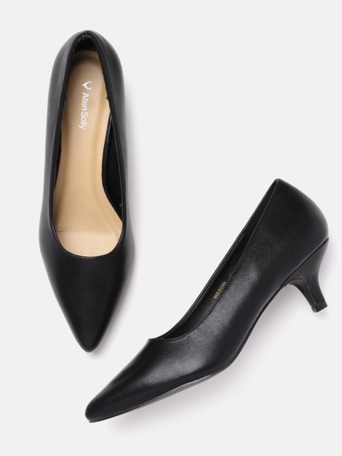 

Allen Solly Women Black Solid Pumps